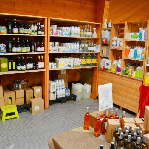 Le magasin propose de nombreux produits bio