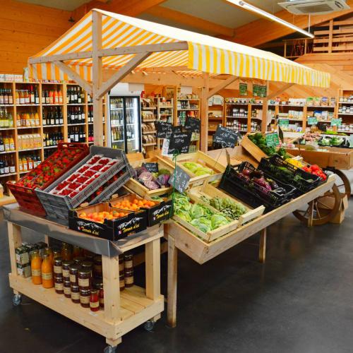 Le magasin propose de nombreux produits bio